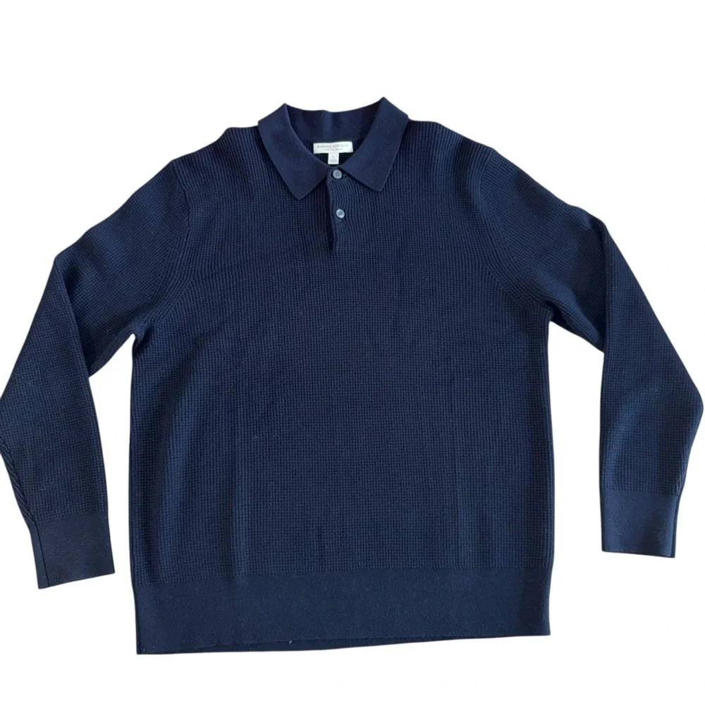 Banana Republic Merino Waffle Knit Sweater Poli